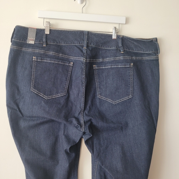 NWT Torrid Premium Stretch Jegging Dark Seas Wash Ankle Length Brand  Size 28 - Picture 4 of 11